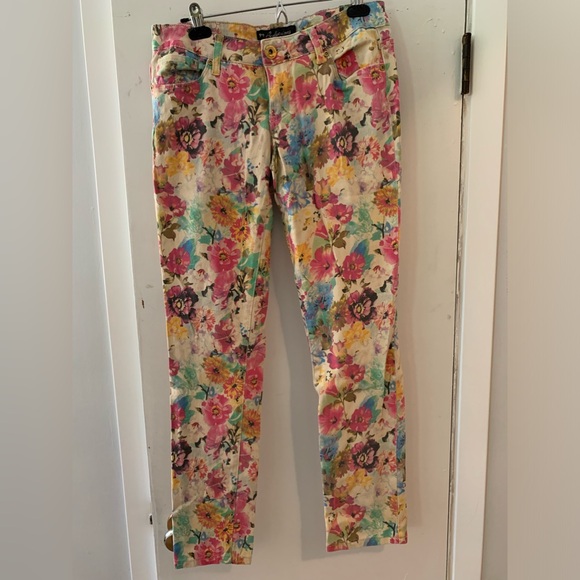 Floral Seductions Siren jeans Size 11 - Picture 2 of 6